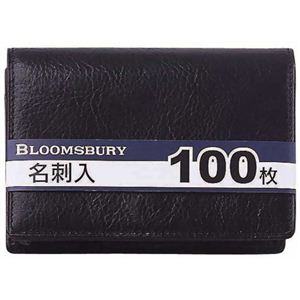 BLOOMSBURY 100枚名刺入 NN286 B ブラック