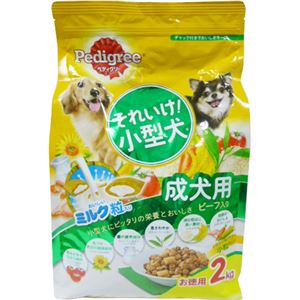 ペディグリー それいけ！小型犬 成犬用 ビーフ入り 2kg