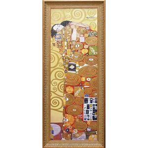 ユーパワー Klimt グスタフクリムト Gel加工アートフレーム 抱擁 GK-18002