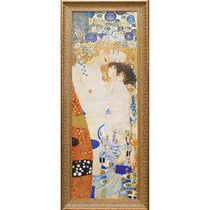 ユーパワー Klimt グスタフクリムト Gel加工アートフレーム 人生の三段階 GK-18003