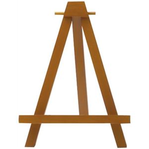 ユーパワー Easel 木製イーゼル Sサイズ ミドルブラウン WE-00652