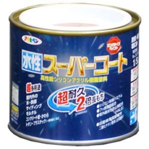 アサヒペン 水性スーパーコート オーシャンブルー 1／5L - 拡大画像