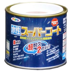 アサヒペン 水性スーパーコート アイボリー 1／5L - 拡大画像