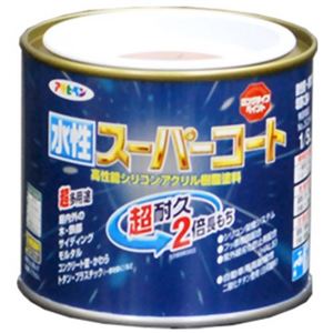 アサヒペン 水性スーパーコート アイリッシュグリーン 1／5L - 拡大画像