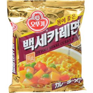 【ケース販売】オットギ カレーラーメン 100g×40袋