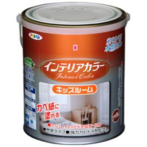 アサヒペン インテリアカラー キッズルーム ペールグリーン 1.6L