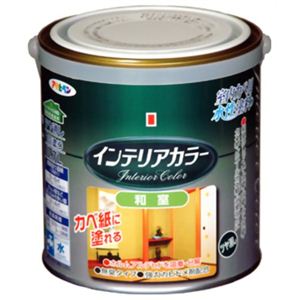 アサヒペン インテリアカラー 和室 朱赤 0.7L