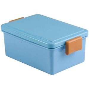 【訳あり・在庫処分】GEL-COOL 保冷剤一体型ランチボックス スタンダードシリーズ ブルー L - 拡大画像