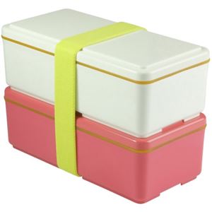 GEL-COOL 保冷剤一体型ランチボックス スタンダードシリーズ ピンク W
