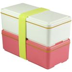 GEL-COOL 保冷剤一体型ランチボックス スタンダードシリーズ ピンク W
