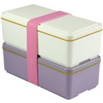 GEL-COOL 保冷剤一体型ランチボックス スタンダードシリーズ パープル W
