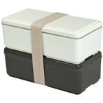 GEL-COOL 保冷剤一体型ランチボックス スタンダードシリーズ ダークブラウン W