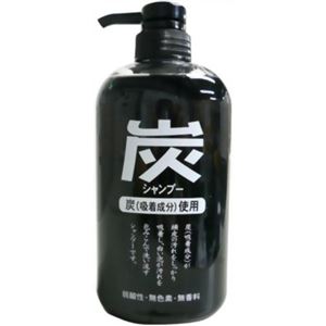 （まとめ買い）炭シャンプー 600ml×4セット