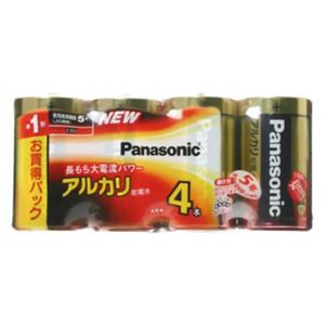 パナソニック アルカリ乾電池 単1形 4本パック LR20XJ／4SW