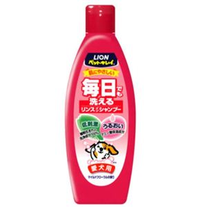 毎日でも洗えるリンスインシャンプー 愛犬用 350ml フローラルの香り