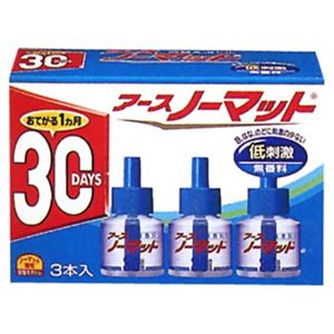 アース ノーマット 30日用 取替えボトル 無香料 3本入