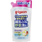 （まとめ買い）ピジョン 哺乳びん野菜洗い 詰替用 700ml×5セット