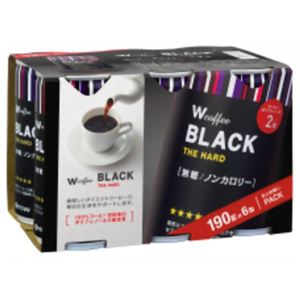 【ケース販売】伊藤園 Wブラック 無糖 ノンカロリー 190g×30本