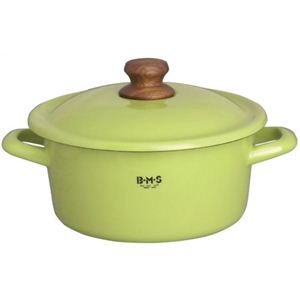 富士ホーロー B・M・S キャセロール 20cm 2.9L グリーン BMP-20W・G