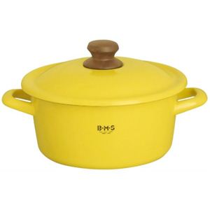 富士ホーロー B・M・S キャセロール 20cm 2.9L イエロー BMP-20W・Y