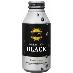 【ケース販売】TULLY'S(タリーズ) ブラック 390ml×24本