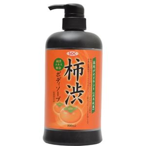 （まとめ買い）SOC 薬用柿渋ボディソープ 800ml×4セット