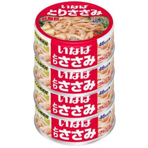 いなば とりささみフレーク低脂肪 80g×4缶パック