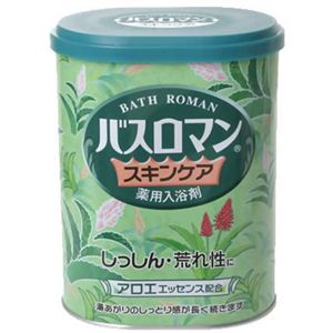 バスロマン スキンケア アロエ 680g(入浴剤)