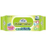 アテント 使い方いろいろ ふきとりぬれタオル 70枚入