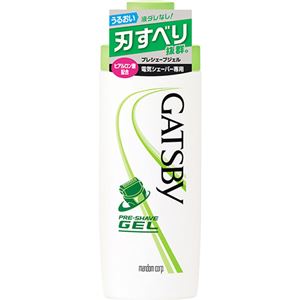 （まとめ買い）ギャツビー プレシェーブジェル 140ml×8セット