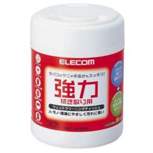 エレコム ウェットクリーニングティッシュ 強力拭き取り用 30枚入 WC-JU30N