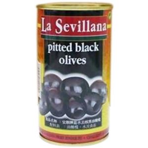 （まとめ買い）ラ・セビリアーナ ブラックオリーブ種抜き 350g×10セット - 拡大画像