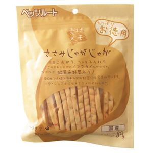 ペッツルート 素材メモ ささみじゃがじゃが お徳用 80g