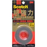 （まとめ買い）3M スコッチ 超強力両面テープ プレミアゴールド スーパー多用途(粗面用) 12mm KPR-12×6セット