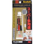 スコッチ 超強力接着剤 透明 プレミアゴールド スーパー多用途 20g