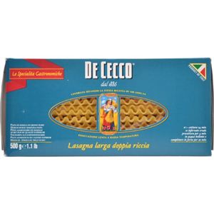 DE CECCO (ディ・チェコ) No.1 ラザーニャ 500g