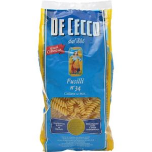 DE CECCO (ディ・チェコ) No.34 フスィリ 500g