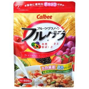 【ケース販売】カルビー フルーツグラノーラ フルグラ 800g 徳用×6個