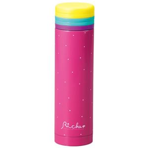 リッケ にこにこマグボトル 300ml ピンク RIC-005