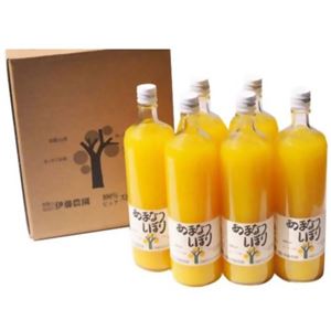 【ケース販売】伊藤農園 100%ピュアジュース あまなつしぼり 750ml×6本