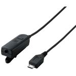 エレコム microUSBスレテオミニ変換アダプタ マイク付 ブラック MPA-MB353MBK