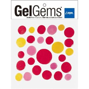 GelGems バッグL ドットレッド