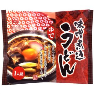 【ケース販売】なごやきしめん亭 ゆで味噌煮込うどん 245g×10個