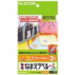 エレコム 布用なまえラベル はがきサイズ 3枚入 EJP-CTPH1