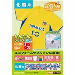 エレコム アイロンプリントペーパー 化繊用 はがきサイズ 5枚入 EJP-NPH2