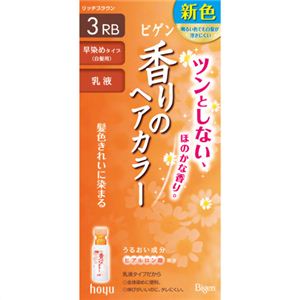 ビゲン 香りのヘアカラー 乳液 3RB(リッチブラウン)