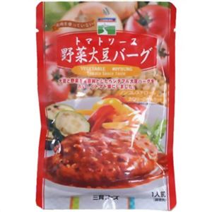 【ケース販売】三育 トマトソース野菜大豆バーグ×15個入