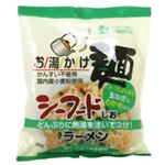 【ケース販売】創健社 お湯かけ麺(化学調味料不使用) シーフードしおラーメン 78g×12個入