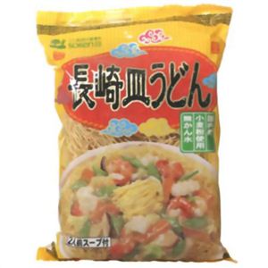 【ケース販売】創健社 国内産小麦使用 無かん水 長崎皿うどん 2食入り 134g×20個入