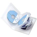 エレコム DVDトールケース 7枚収納 クリア CCD-DVD09CR